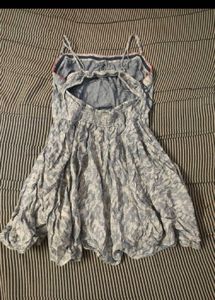 Coral Spaghetti Strap Mini Dress