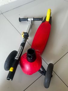 Red 3-Wheel Scooter for Kids