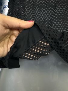 Lululemon Black Mesh Tank Top