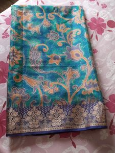 Silk Meenakari Border