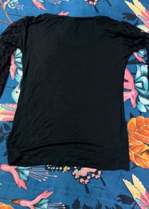 Chic Black Long Sleeve Top