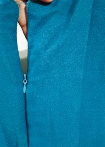 Beautiful Teal Embroidered Gown