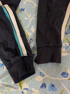 Maniac Navy blue Jogger With Strips On Both Sides
