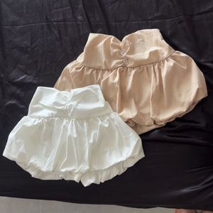 White Bubble Skirt