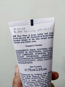 Oriflame Essentials Calming Face Wash &amp; Scrub