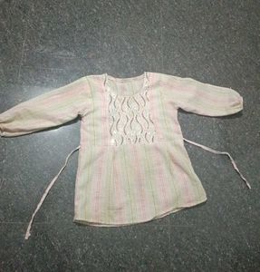 Embellished Striped Kurti