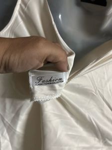 Elegant Satin Cowl Neck Dress
