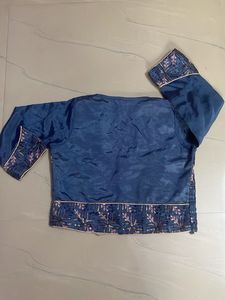 Designer  Peach Gown with coat set