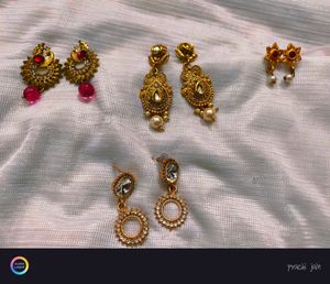 Designer Ethnic Earrings Set
