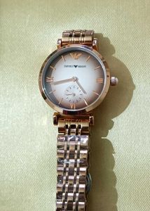 Emporio Armani Rose Gold Watch
