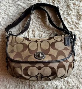 Coach Monogram Shoulder Bag-₹6500