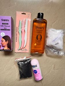 COMBO - Bodywash Face Razor Sanfe Nivea Roll On