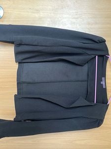 Black Cropped Blazer