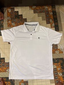 Men's White Polo T-Shirt