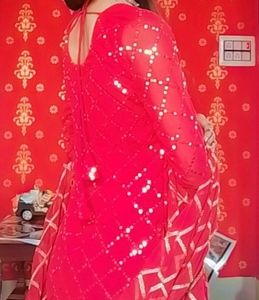 Maroon Colour Suit Pant &amp; Dupatta Set