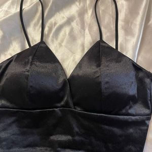 Satin V-Neck Cami Top