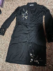 Black handwork kurti
