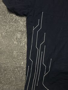 Vanaghotra Hippie Tees with U V Glow Black Print