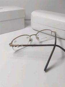 Stylish Gold-Rimmed Eyeglasses