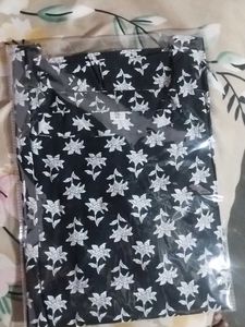 Stylish Black Printed Kurta