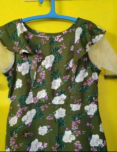Floral Print Midi Dress