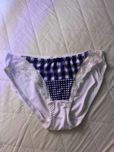Charming Plaid &amp; Lace Briefs