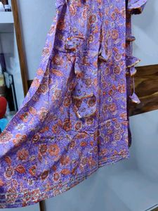 Lavender Printed 4 Piece Set - 38.Bust