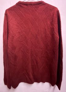 Maroon Knit Sweater