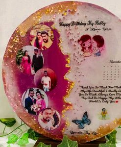 Personalized Birthday Photo Plate