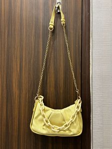 Cream Chain Shoulder and Crossbody bag