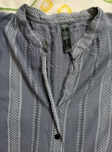 Casual Striped grey kurta 🩶