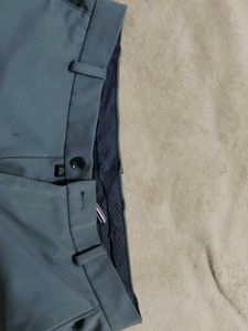 Gray Casual Pants
