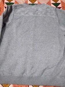 Grey Patterned Sweatshirt