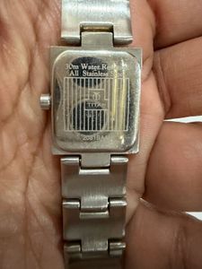 Titan Two-Tone Rectangular Women's Watch