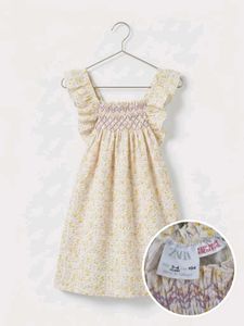 Zara Floral Smocked Dress