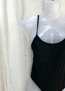 Classic Black One-Piece Swimsuit