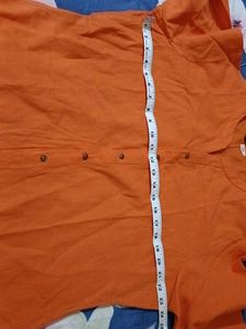 Orange Casual Top