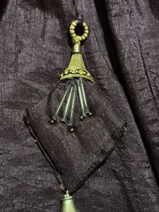 Elegant Purple Kurta with Gold Embellishments