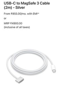 USB-C to MagSafe 3 Cable (2m) - Silver