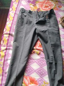 Men's Grey Formal Trousers