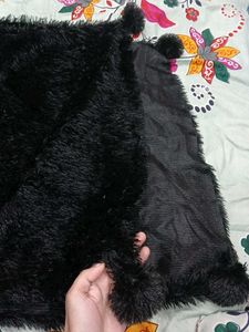 Faux Fur Plush Scarf🖤