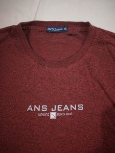 Maroon Round Neck Tshirt