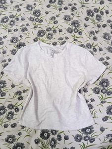 (RESERVED) H&amp;M Fitted T-shirts Pack Of 2 &amp; Palazzo