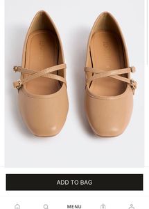 Elegant Beige Ballerina Flats