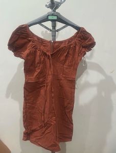 Chic Off-Shoulder Puff Sleeve Dress