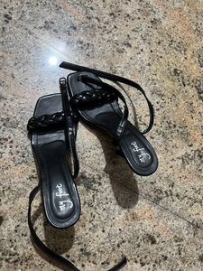 Black Strapy Heels
