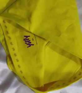 new Yellow bra panty set