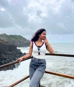 Stylish White Tank Top with Chanel Logo