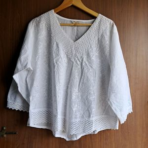 Pure Cotton White Top