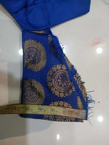 NEW Blue &amp; Gold Peplum Blouse